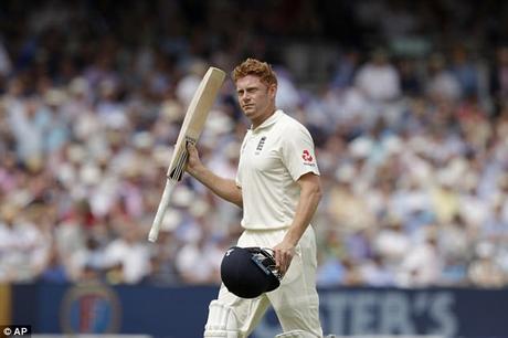 'A clear Blue sky' ... Jonny Bairstow presented gloves !!