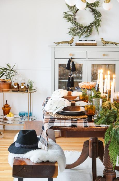 A Perfectly Plaid Holiday Table