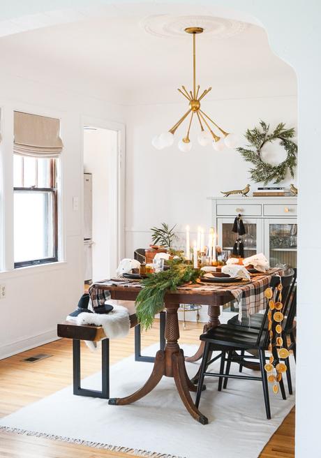 A Perfectly Plaid Holiday Table