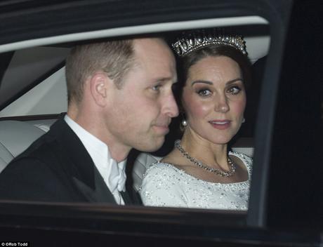 Kate Middleton Wears  Princess Diana Tiara To Diplomatic Reception