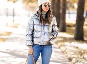 Metallic Puffer Jacket