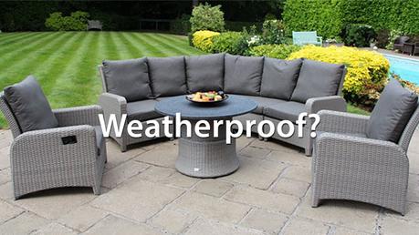 Is all rattan furniture weatherproof?