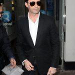 Hugh Jackman leaves Global House