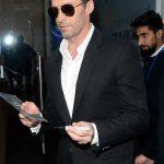 Hugh Jackman leaves Global House