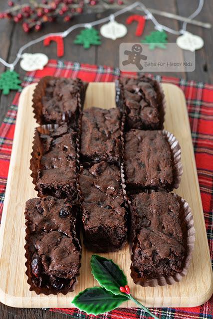 chocolate cranberry brownies