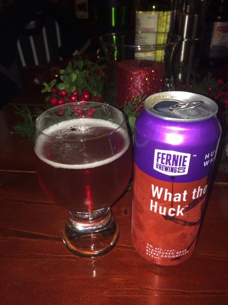 Steve’s Beer Advent Calendar Day 6 – What The Huck Huckleberry Wheat Ale-Fernie Brewing