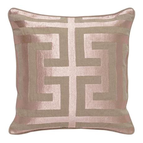 Adore Capital Pillow in Rose Gold design by Classic Home
