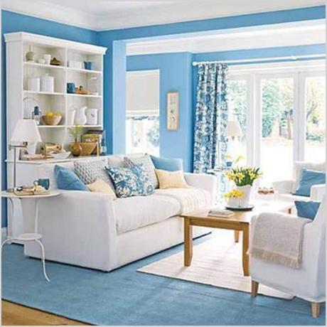 blue living room decorating ideas