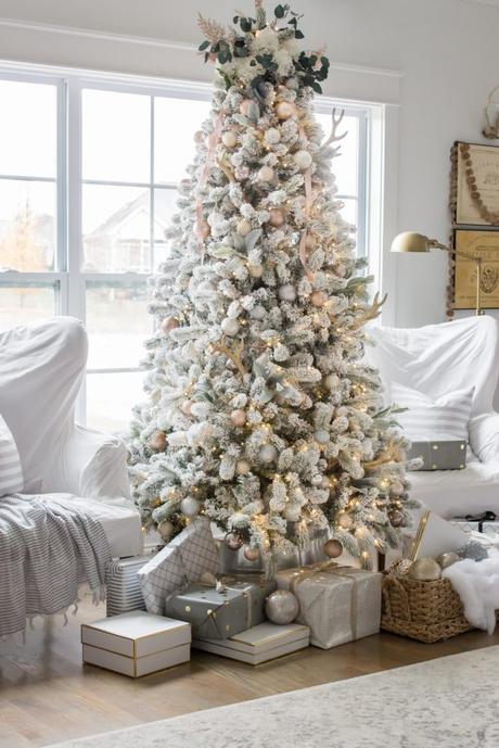I’m Dreaming of a White Christmas Home Tour Part IV- Family Room