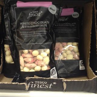 Tesco Finest White Chocolate & Strawberry Nuts