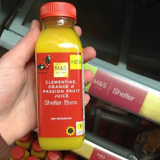 Marks & Spencer Clementine Orange & Passion Fruit Juice