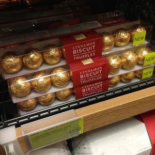 Marks and Spencer Cinnamon Biscuit Milk Chocolate Truffles