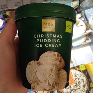 M&S Christmas Pudding Ice Cream