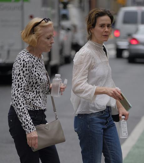 Sarah Paulson and Holland Taylor in New York