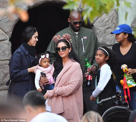 Kobe Bryant Celebrates Youngest Daughter’s 1st  Birthday At Disneyland