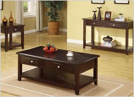 4 piece living room table set
