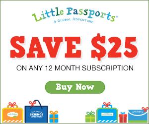 Save $25 on Any New 12-Month Little Passports Subscription!