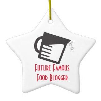 Future Famous Food Blogger Ceramic Ornament