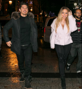 Mariah Carey Shopping In Paris With BF Bryan Tanaka & Son Moroccan