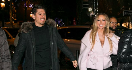 Mariah Carey Shopping In Paris With BF Bryan Tanaka & Son Moroccan