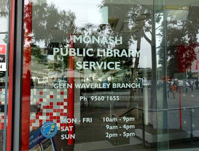 A Visit to the Glen Waverly Library, near Melbourne, Australia
