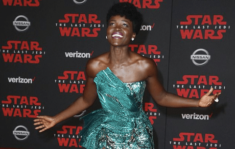 Lupita Nyong’o Is A Force In Green At Star Wars Premiere