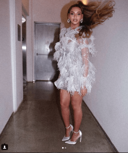 Beyonce Ruffles Our Feathers In Nina Ricci Mini Dress