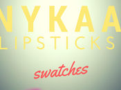 Nykaa Lipsticks Swatches (Shades Eeveryone)