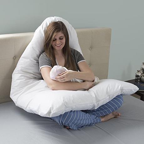 Bluestone Full Body Pregnancy Pillow: Contour U-Shaped