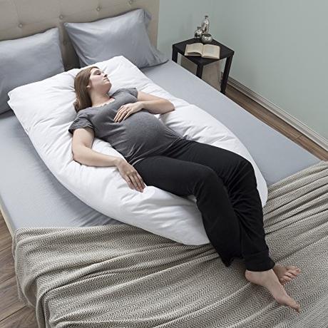 Bluestone Full Body Pregnancy Pillow: Contour U-Shaped