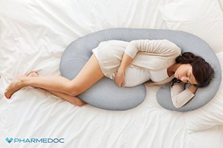 PharMeDoc Jersey C-Shaped Pregnancy Pillow