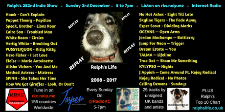 Ralph's Indie Show REPLAY - As played on Radio KC 10.12.17