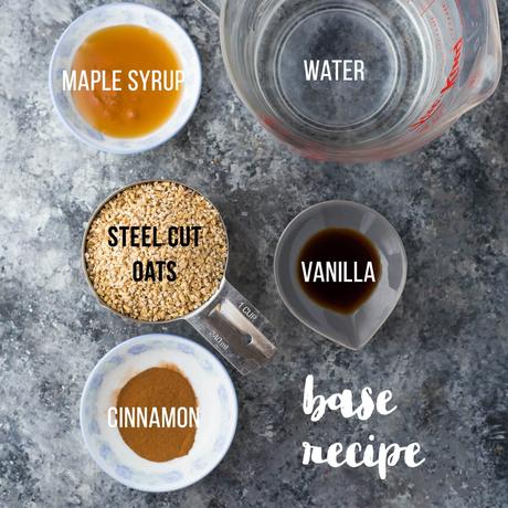 7 healthy steel cut oatmeal recipes that are easy to make ahead and keep in the fridge or freezer for easy breakfasts. Plus instructions on how to cook steel cut oats in the Instant Pot, slow cooker or on the stovetop. #breakfast #oatmeal #instantpot #mealprep #freezermeal #steelcutoats