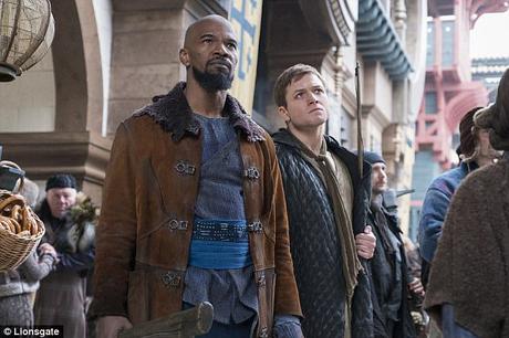 First Look: Taron Egerton, Jamie Foxx & Eve Hewson In “Robin Hood”