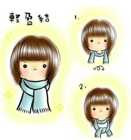 how to tie a scarf 1