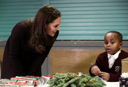 Kate Middleton Brings Holiday Cheer To Families In London