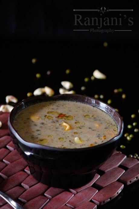 Pachai payaru payasam | green gram dal payasam