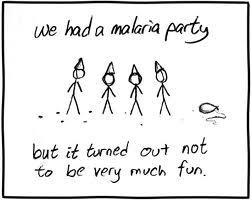 we had a malaria party