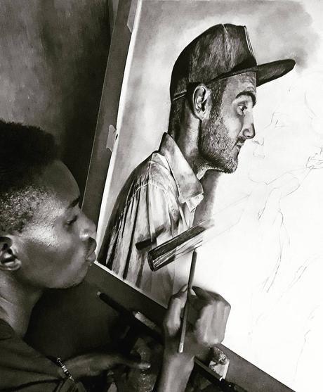 My portrait by @oliscoart (check him out, amazing talent) #portrait  #detailed  #pencil  #drawing #pencilonpaper #pencilsacademy #newschoolartistry #africanartist #africanart #hyperrealism #realism #photorealism #nigerianartist #naijaart #nigerianart #...