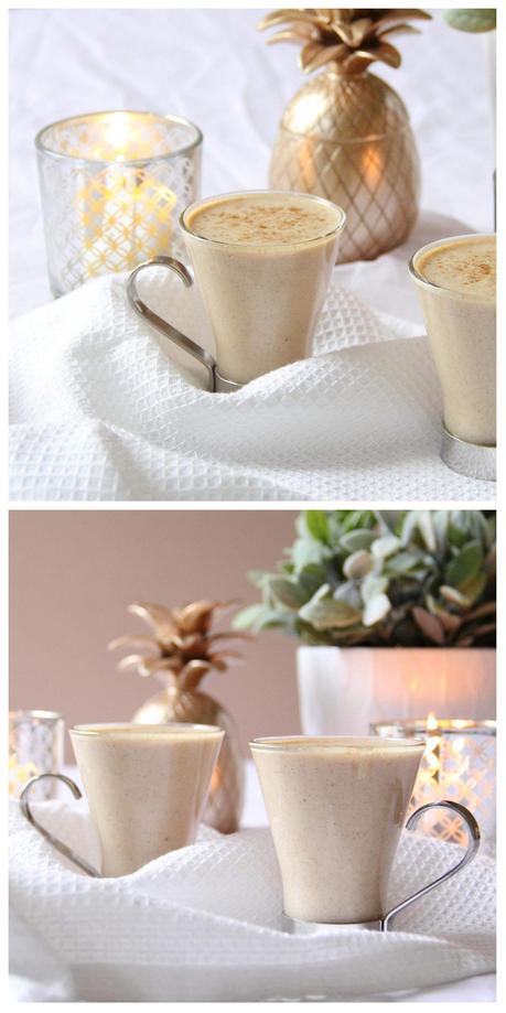 A Very Veggie Xmas: Creamy Vegan Eggnog Mocktail | Nut-free Recipe A Very Vegan Xmas | Creamy Vegan Eggnog Mocktail Recipe