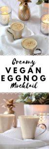A Very Veggie Xmas: Creamy Vegan Eggnog Mocktail | Nut-free Recipe A Very Veggie Xmas: Creamy Vegan Eggnog Recipe | #Vegan #Christmas #Recipe