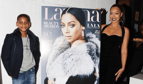 LaLa Anthony Celebrates Latina Magazine Cover With Son Kiyan
