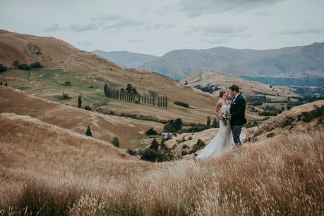 Queenstown Hilltop Wedding with a Gorgeous Festival Vibe