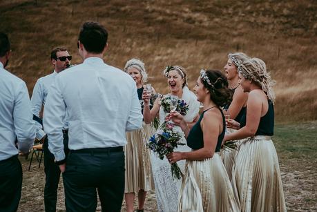 Queenstown Hilltop Wedding with a Gorgeous Festival Vibe
