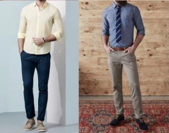 mens in casual pants