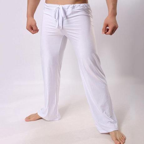 men’s linen drawstring pants