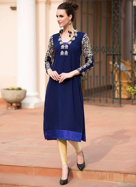 Best Designer Kurti with Perfect Color Combination
