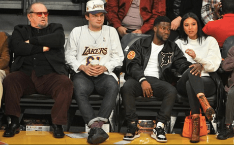 Kevin Hart & Eniko Hart Spotted At Monday Night’s Lakers Game