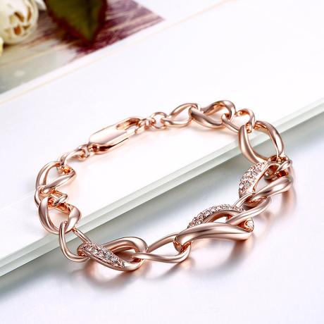 charm rose gold bracelet for women