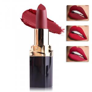 classic red matte lipstick